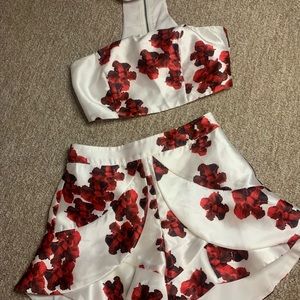 Two piece rose set